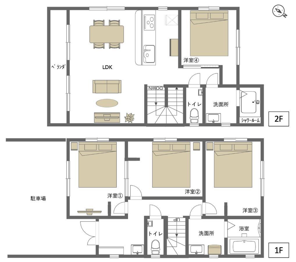 Yofuke House公寓 外观 照片